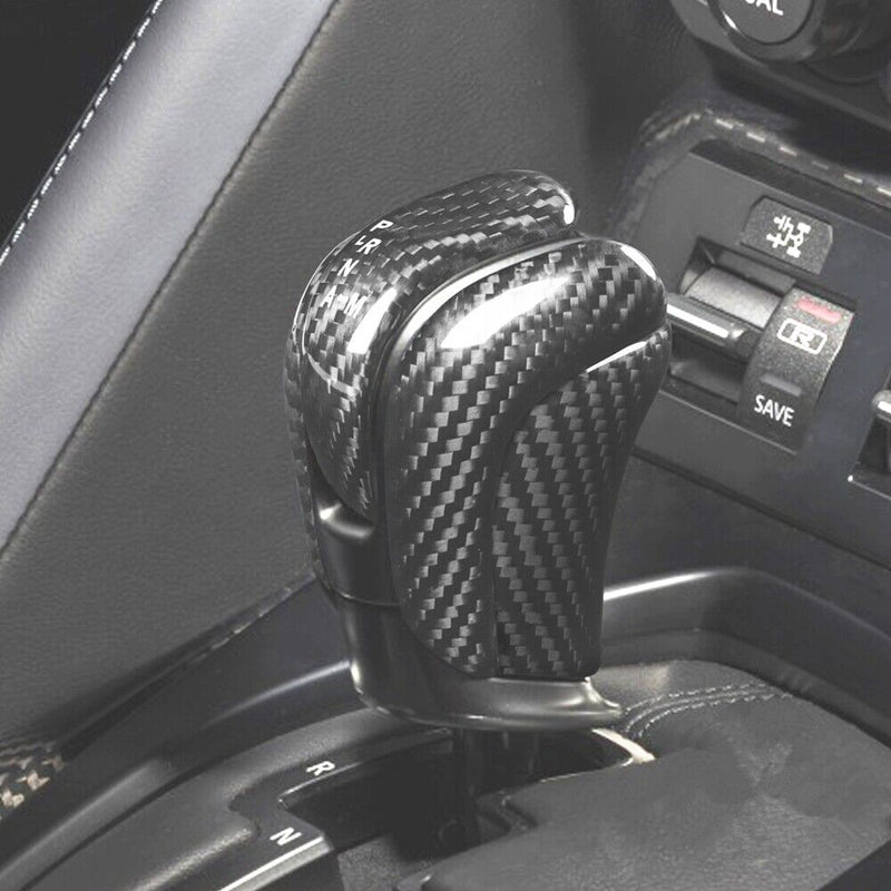 Genuine Carbon Fiber Gear Shift Knob Handle Cover Fit for Nissan GT-R 2017-2022