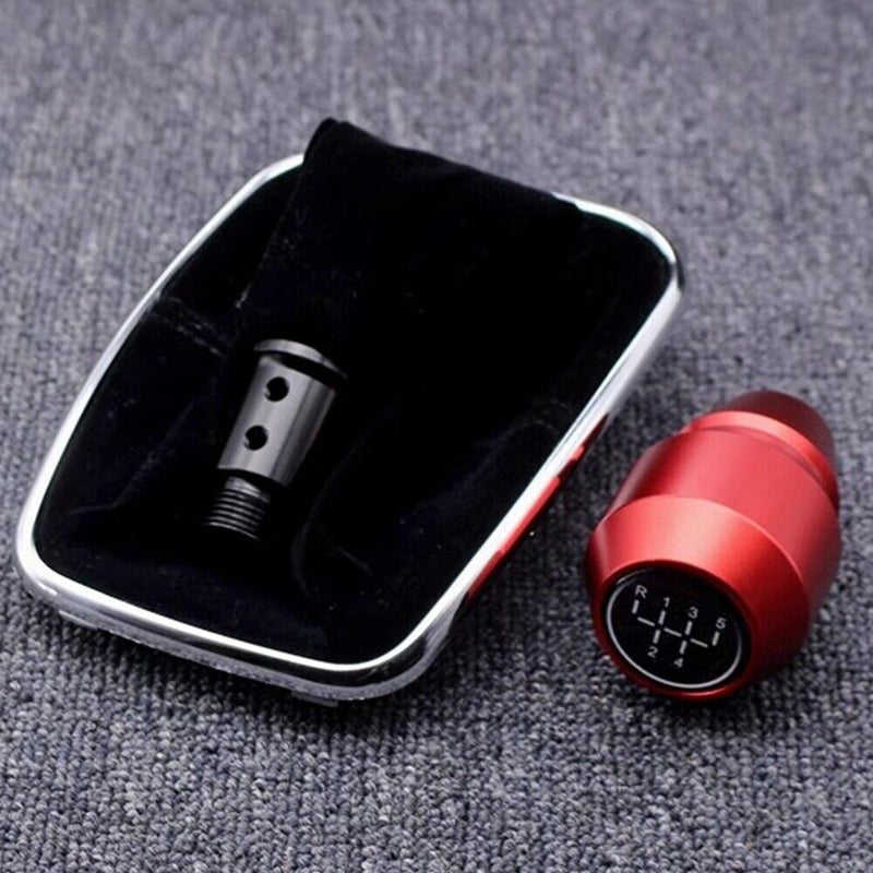 5 Speed Aluminum Alloy Gear Shift Knob w/Gaitor Boot for VW Jetta Bora 1999-2004