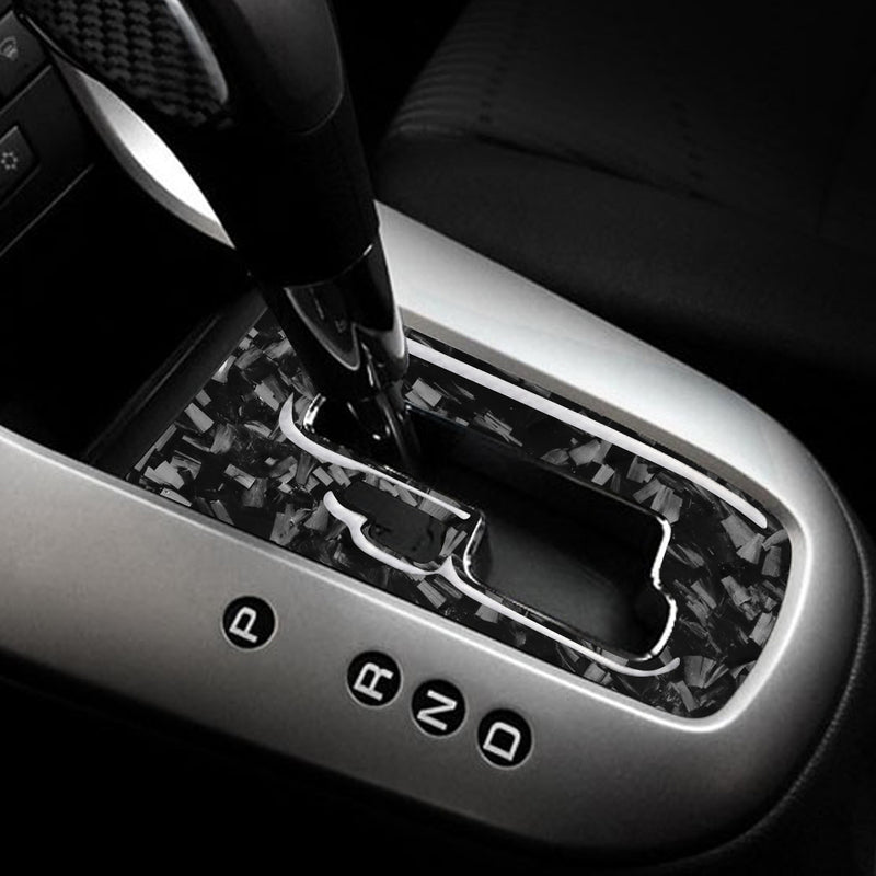 WXZOS Genuine Carbon Fiber Gear Shift Lever Panel Trim for Chevrolet Cruze 2009-2015