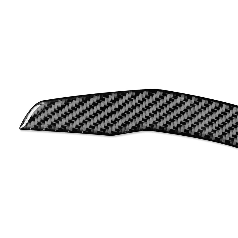WXZOS Genuine Carbon Fiber Steering Wheel Lower Trim for Porsche 718 Boxster 2017-2025