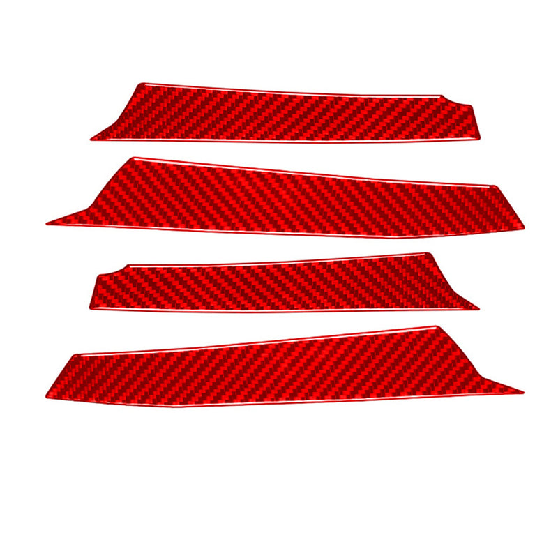 WXZOS Genuine Carbon Fiber Rear Taillight Trim for Chevrolet Corvette C8 2020-2024