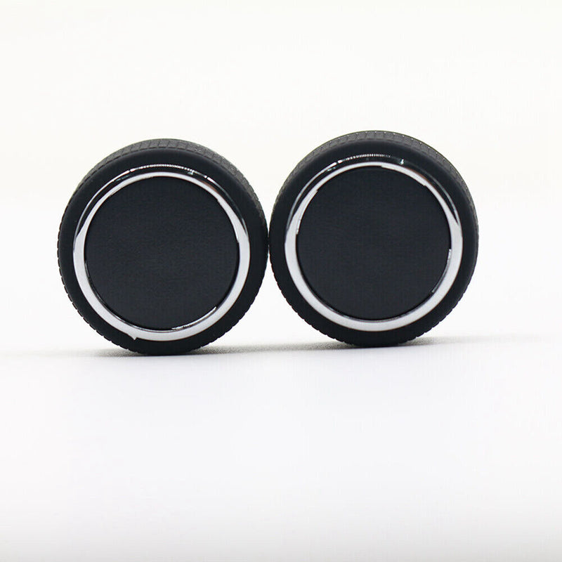 2Pcs Audio Radio Control Knob Button 22912547 For Chevrolet GMC Cadillac Buick