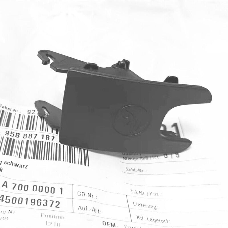 Coperchio interruttore ISOFIX fibbia sedile posteriore nero per Porsche Macan...