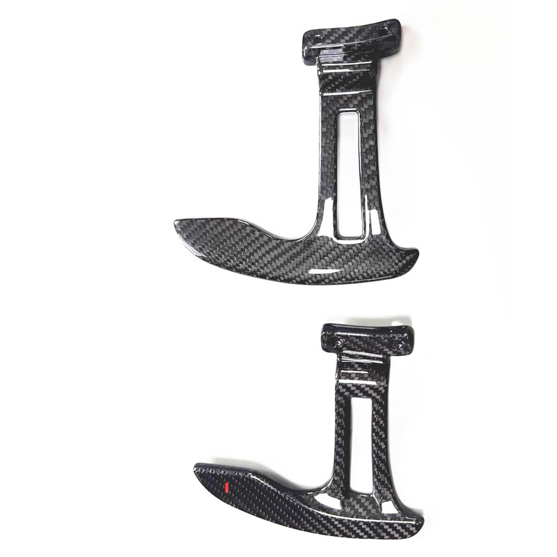 WXZOS Carbon Fiber Steering Wheel Shifter Paddle for Maserati Ghibli (M157) 2014-2022