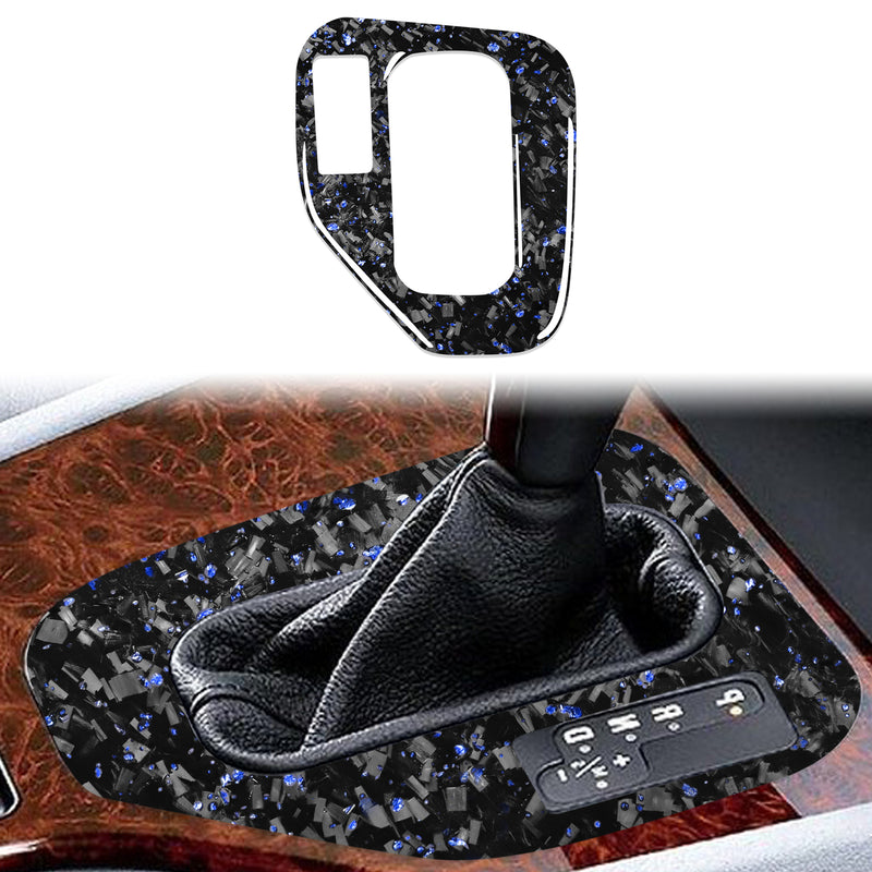 WXZOS Genuine Carbon Fiber Gear Shift Lever Panel Trim for BMW E39 5series 1995-2003