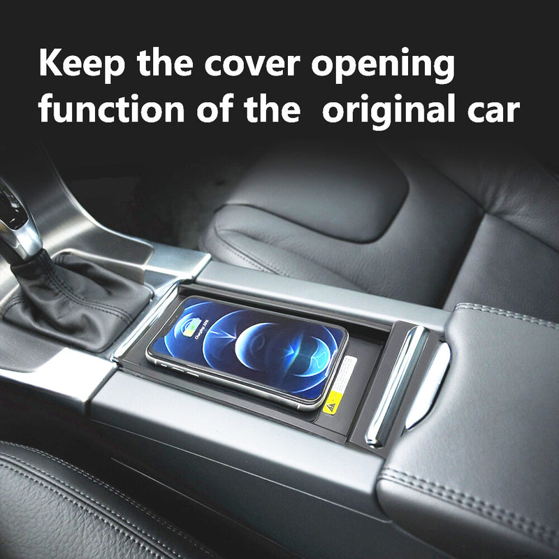 WXZOS Center Console Phone Wireless Fast Charging Pad for Volvo S60 2015-2019