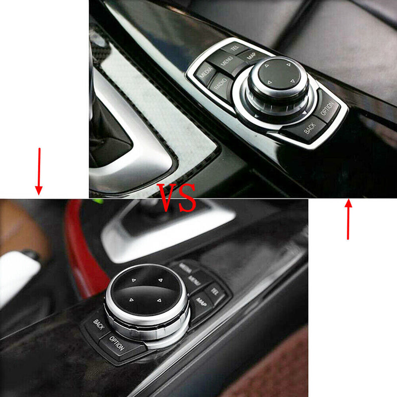 7 Button CIC IDrive Multi-Media Knob Cover for BMW 7 seies 2009-2011 X3 2011-13