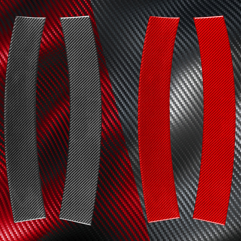 WXZOS Genuine Carbon Fiber Front Roof Panel Trim for Chevrolet Corvette C8 2020-2024