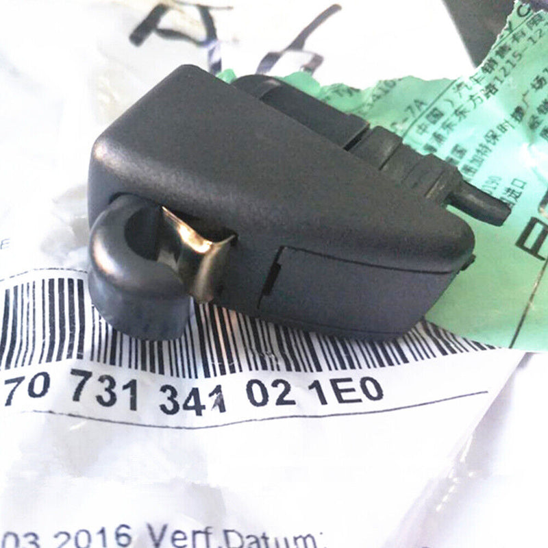 Black Sun Visor Gray Clip Hook Retainer for Porsche Panamera 2010-2016