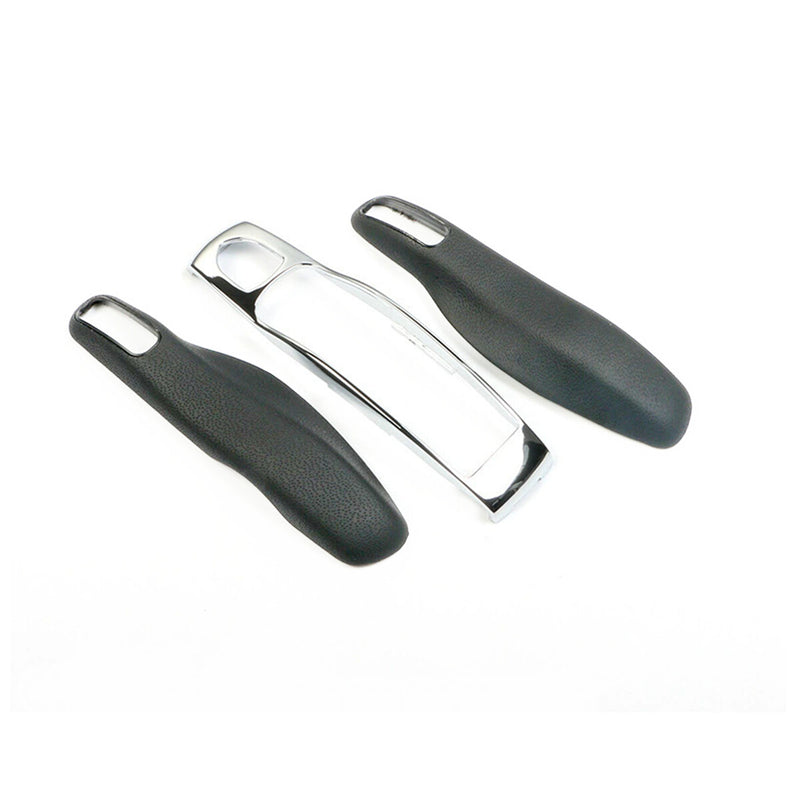 WXZOS Genuine Leather Remote Key Fob Shell Replace for Porsche 718 Boxster 2017-2023