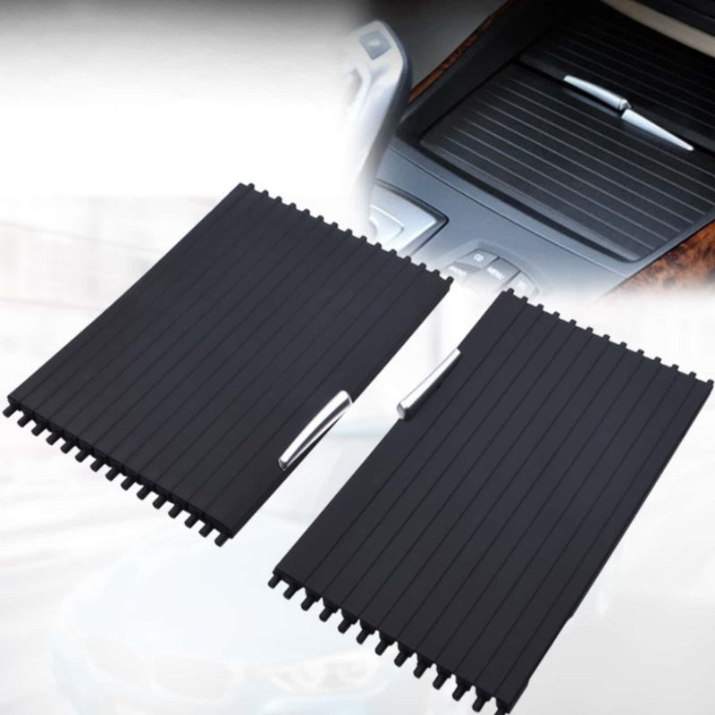 WXZOS Center Console Cup Holder Sliding Cover Slat Cover for BMW X6 E71 E72 2008-2013
