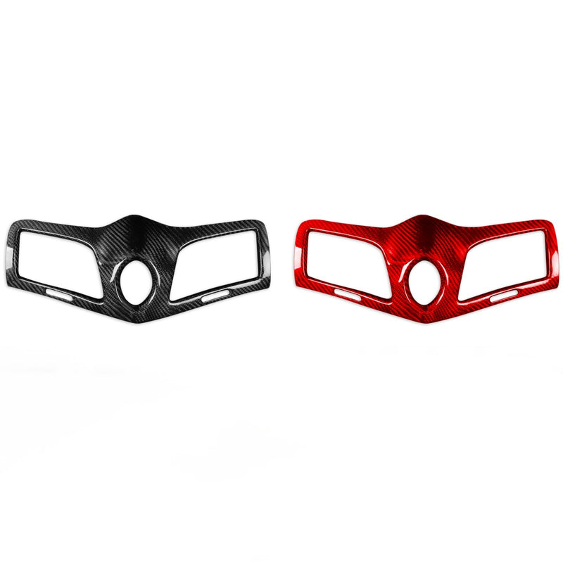 WXZOS Car  Carbon Fiber A/C Air Vent Bezel Trim for Maserati GranTurismo(M145) 2009-19