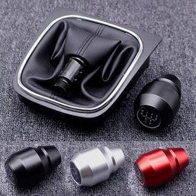 5 Speed Aluminum Alloy Gear Shift Knob w/Gaitor Boot for VW Golf MK5/6 2006-2012