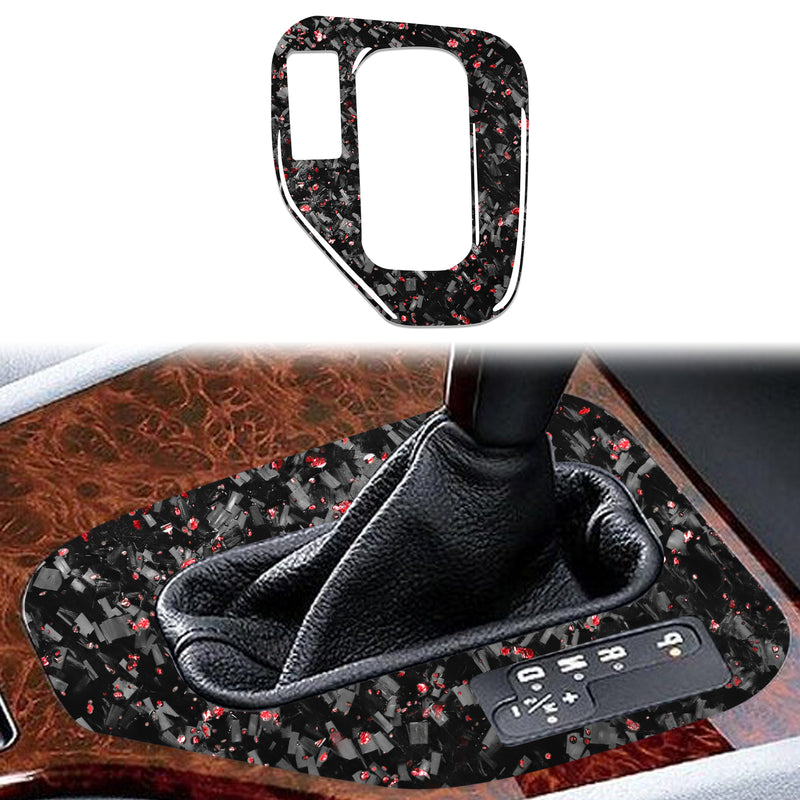 WXZOS Genuine Carbon Fiber Gear Shift Lever Panel Trim for BMW E39 5series 1995-2003