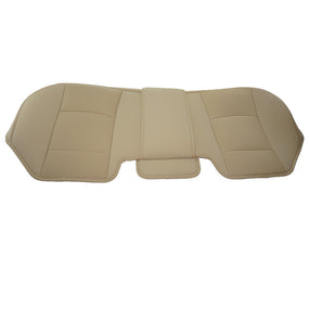 Beige Car Rear Seat PU Leather 3D Surround Car Seat Protector Rear Seat Cover