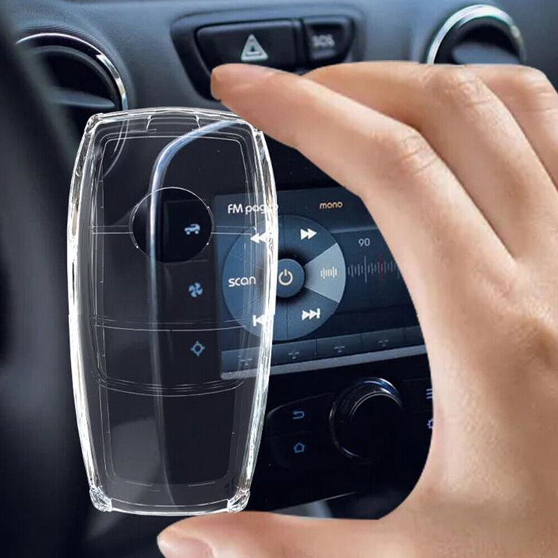 TPU Remote Smart Key Case Cover for Benz A B C E S G W205 W213 W222 W464 2016-21