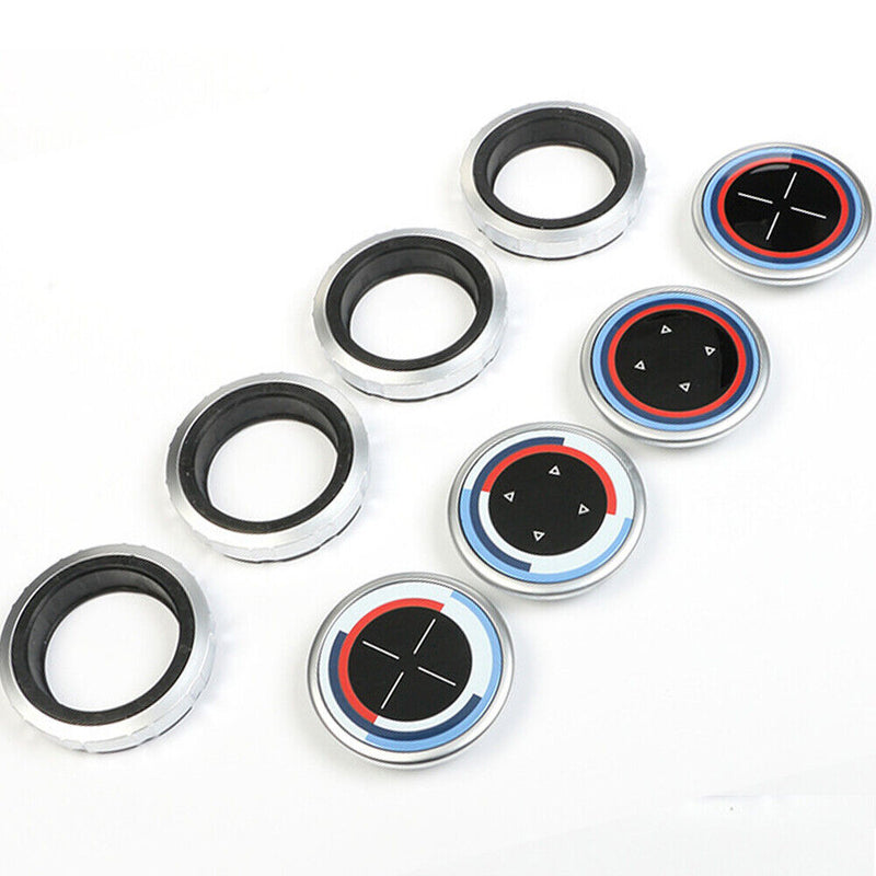 Car 7 Button CIC IDrive Multi-Media Knob Cover Trim for BMW X3 F25 2011-2013