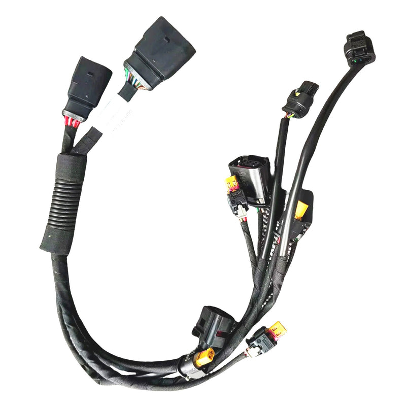 WXZOS Fuel Injector Wiring Harness Complete Set for Audi A4 B8 A5 1.8T 2.0T 2009-2016