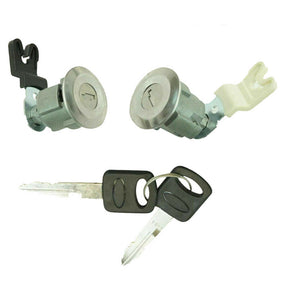 2Pcs Door Lock Cylinder w/Key for Ford E350 Super Duty E450 Super Duty 1999-2006