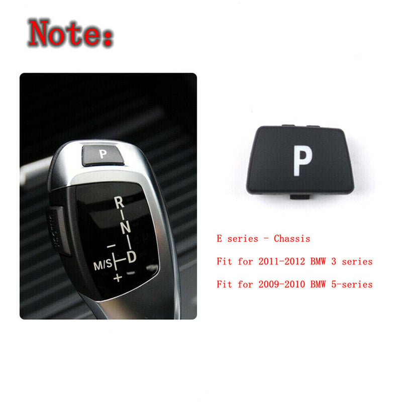 Gear Shift Knob Lever P Button Cover LHD For BMW E Chassis 3' 5' 61319155449