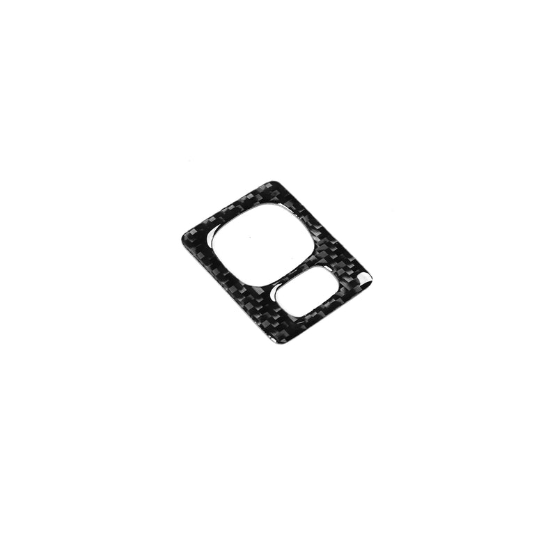 WXZOS Genuine Carbon Fiber Wing Mirror Switch Trim for Toyota Tundra 2007-2013