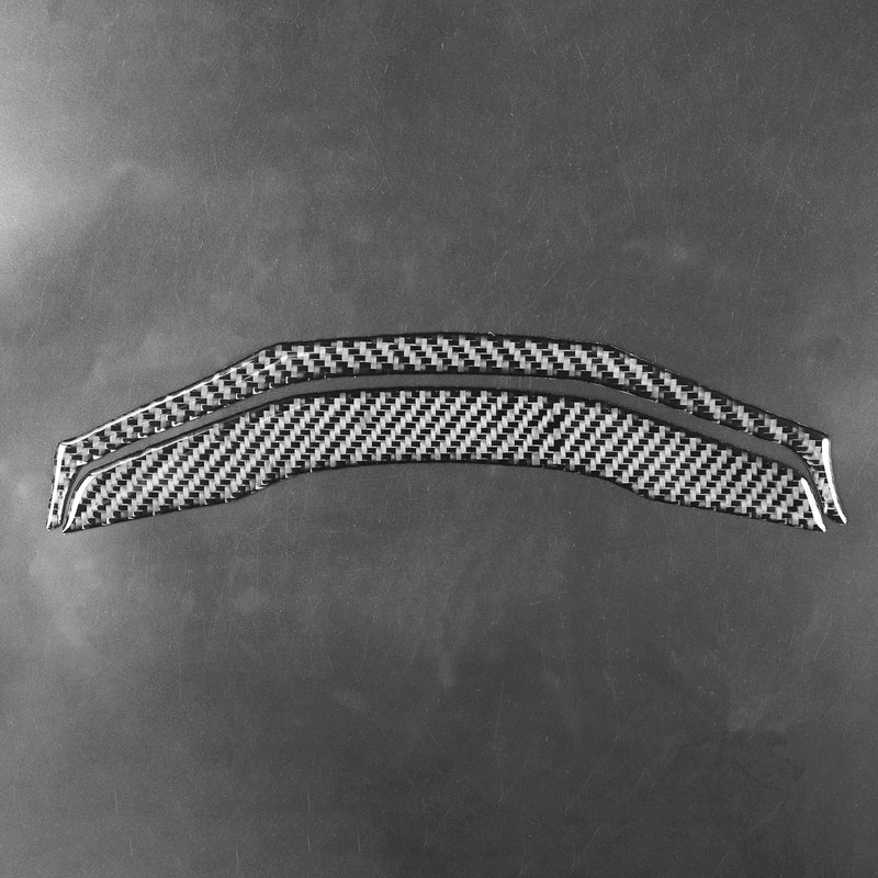 WXZOS Genuine Carbon Fiber Steering Wheel Lower Trim for Porsche 718 Boxster 2017-2025
