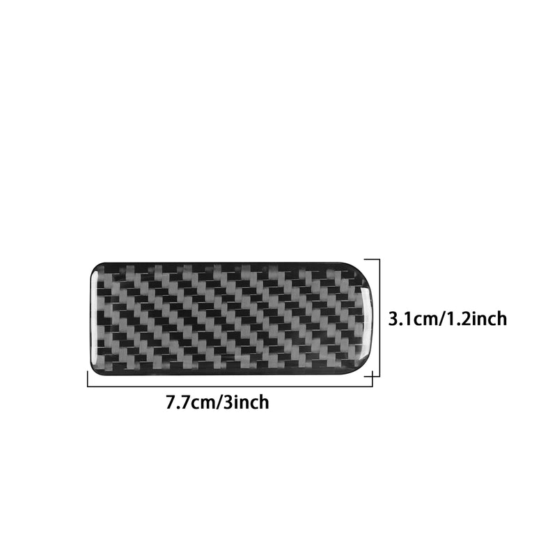 WXZOS Carbon Fiber ‌Center Glove Compartment Box Trim for Benz W206 C-class 2022-2024