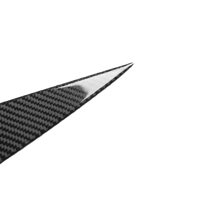 WXZOS Genuine Carbon Fiber Front Splitter Trim for Chevrolet Corvette C8 2020-2024