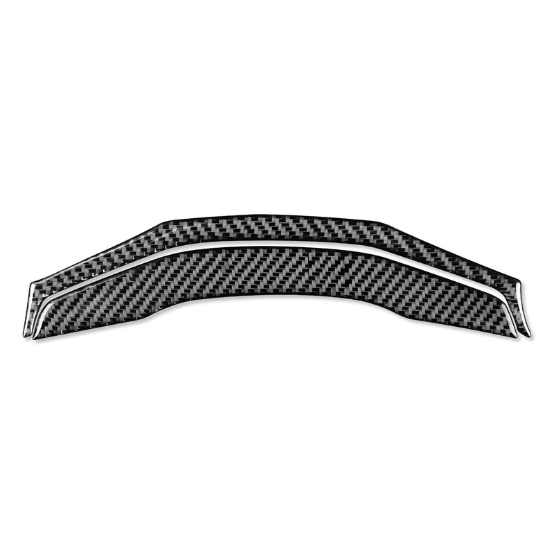 WXZOS Genuine Carbon Fiber Steering Wheel Lower Trim for Porsche 718 Boxster 2017-2025