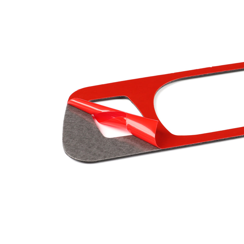 WXZOS Genuine Carbon Fiber Center Console Cup Holder Trim for Toyota Tundra 2007-2013