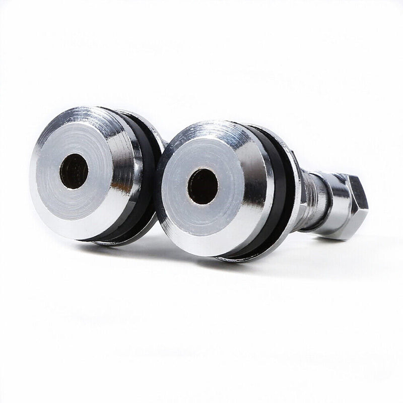 4Pcs Tire and Rubber TR-416-S 1" Outer Mount Metal Valve Stem