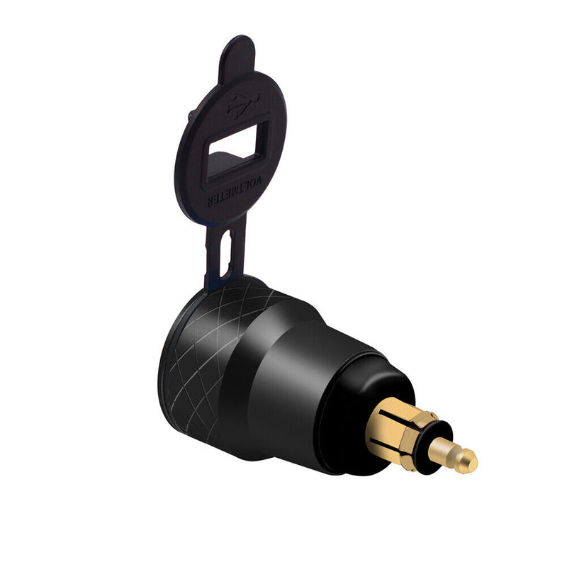 Dual QC3.0 USB Charger DIN EU Plug Socket For BMW Motorcycle