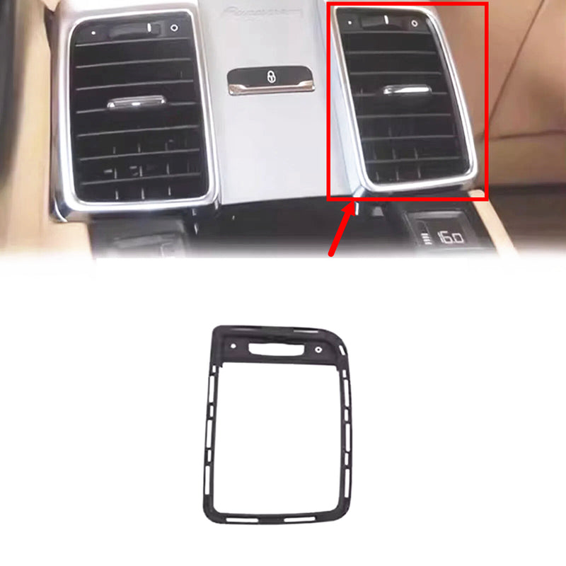 WXZOS Rear Center Console Air Vent Frame Bezel Trim for Porsche Panamera 970 2010-2016