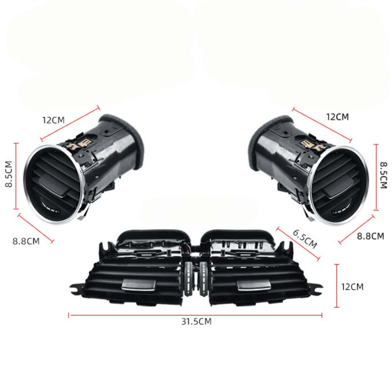 WXZOS Car Dashboard Air Vent Replacement for Mercedes-Benz W204 S204 C-Class 2011-2014