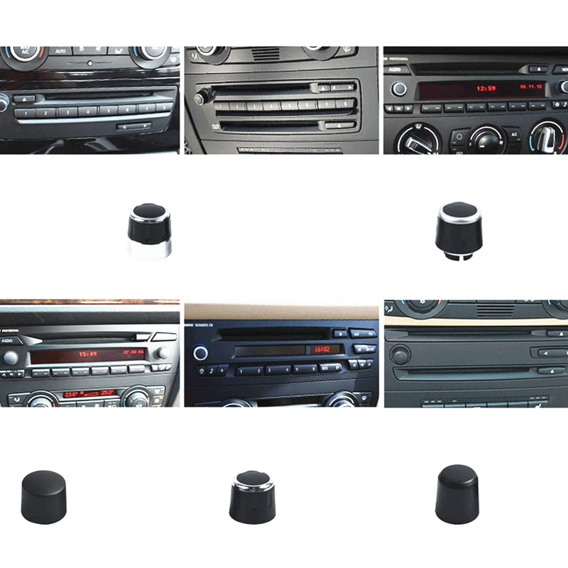 WXZOS Center Dashboard CD Player Volume Control Knob for BMW M3 E90 E92 E93 2008-2013