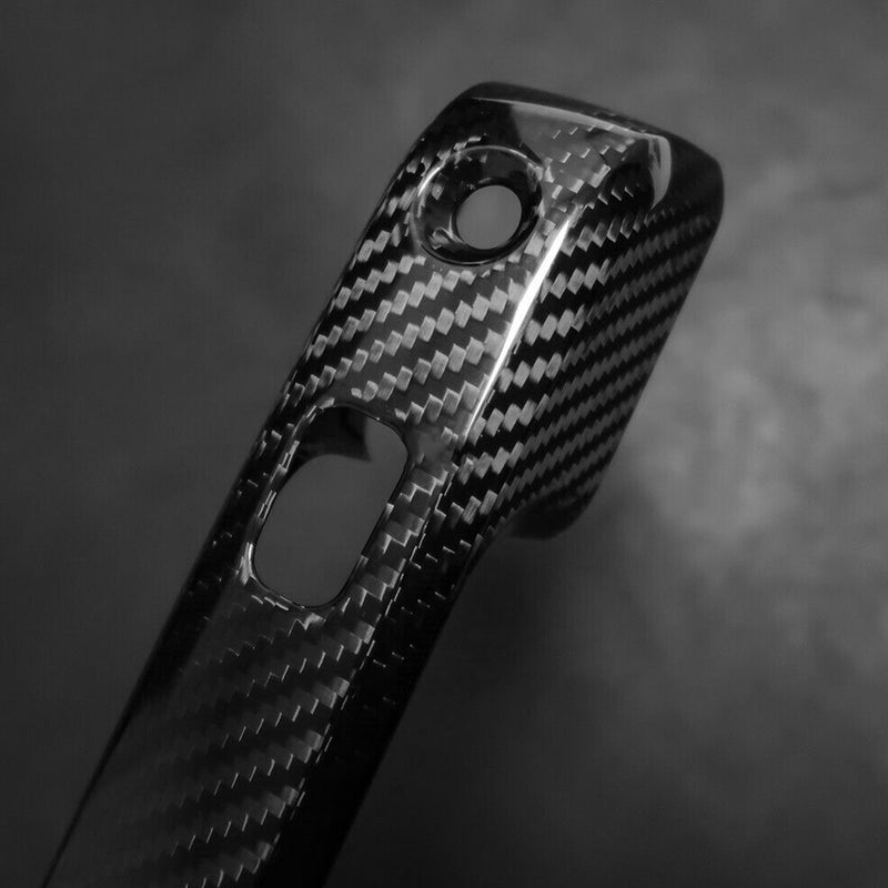 WXZOS Genuine Carbon Fiber Exterior Door Handle Trim Set for Ford F150 2015-2020