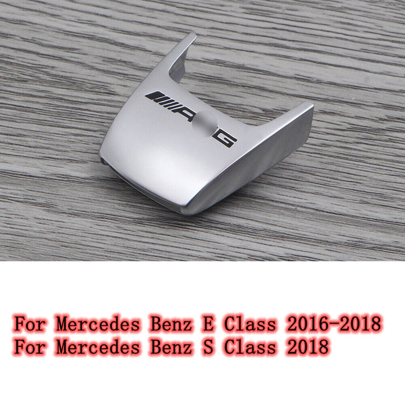 Alloy Remote Smart Key Shell Case For Benz S E Class 2016-2018 Silver
