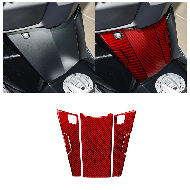 WXZOS Carbon Fiber Front Center Fairing Under Cowl Panel Trim for BMW C400GT 2021-2023
