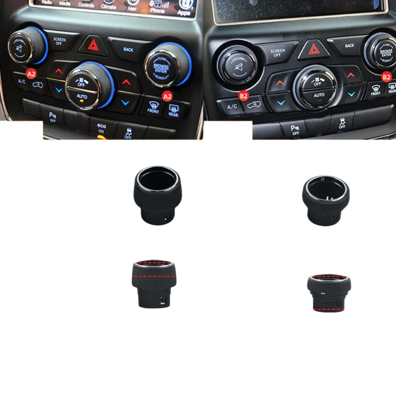 WXZOS Dashboard Audio Radio Volume Control Knob for Jeep 2014-2021 Grand Cherokee WK2