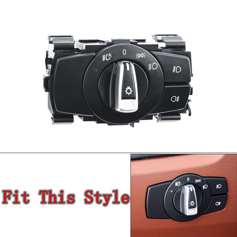 WXZOS 1PC Headlight Fog Light Control Switch for BMW E90 E91 E92 E93 3series 2008-2013