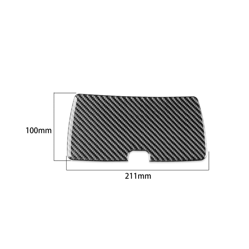 WXZOS Genuine Carbon Fiber Center Dash Storage Tray Trim for Toyota Celica 2000-2005