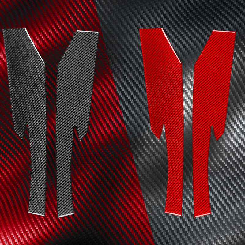 WXZOS Genuine Carbon Fiber Front Lip Spoiler Trim for Chevrolet Corvette C8 2020-2024