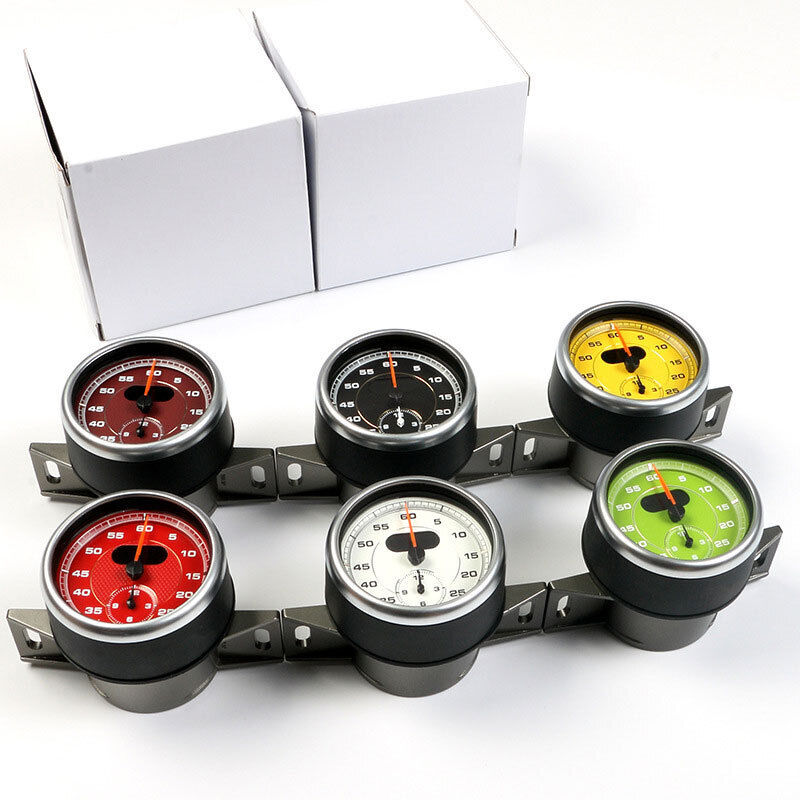 1PC Center Dashboard Chrono Stopwatch Clock for Porsche Boxster Cayman 2013-2016