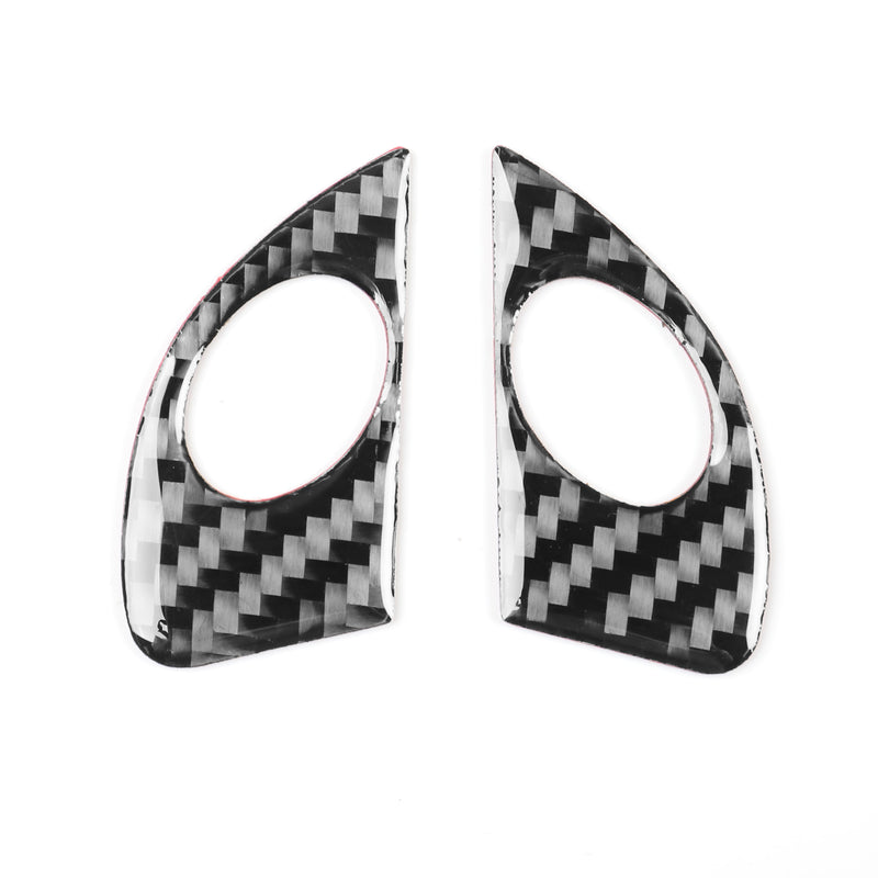WXZOS Genuine Carbon Fiber Steering Wheel Switch Trim for Toyota Celica 2000-2005