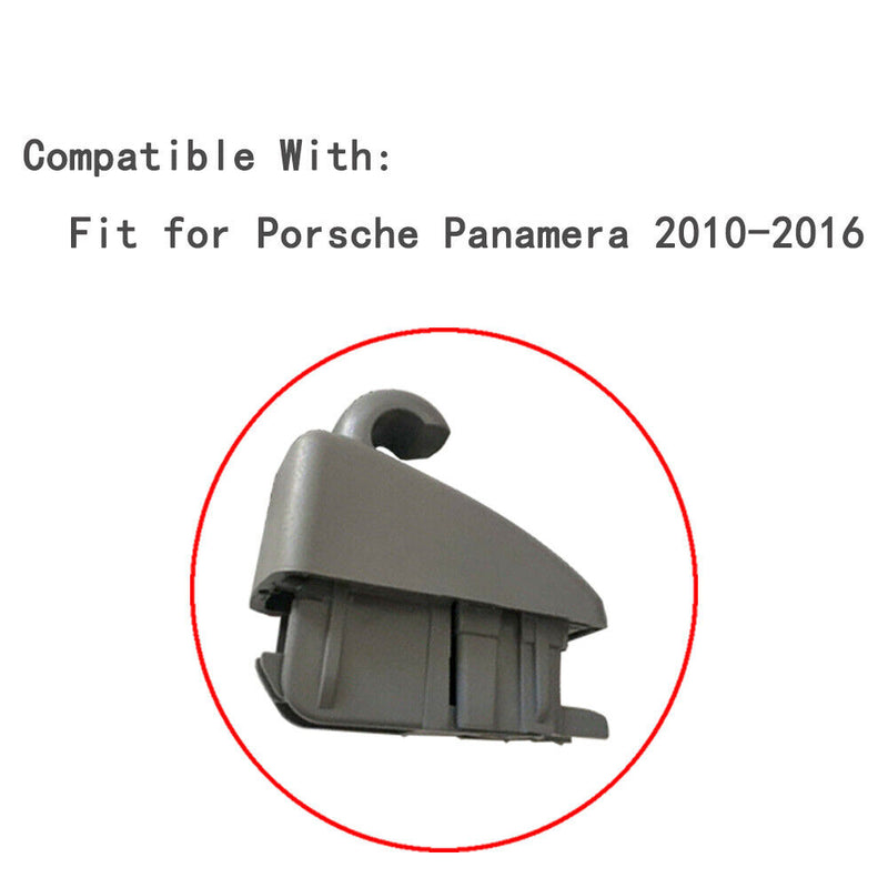 Gray Sun Visor Gray Clip Hook Retainer for Porsche Panamera 2010-2016