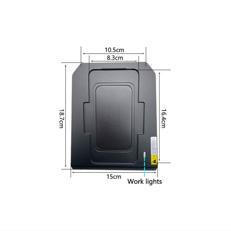 WXZOS Front Center Console Wireless Fast Charging Pad for VW T-Cross 2019-2022