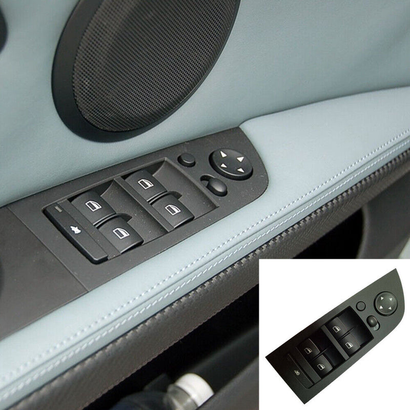 Black Left Driver side Master Power Window Switch for BMW E90 E91 4Door Sedan