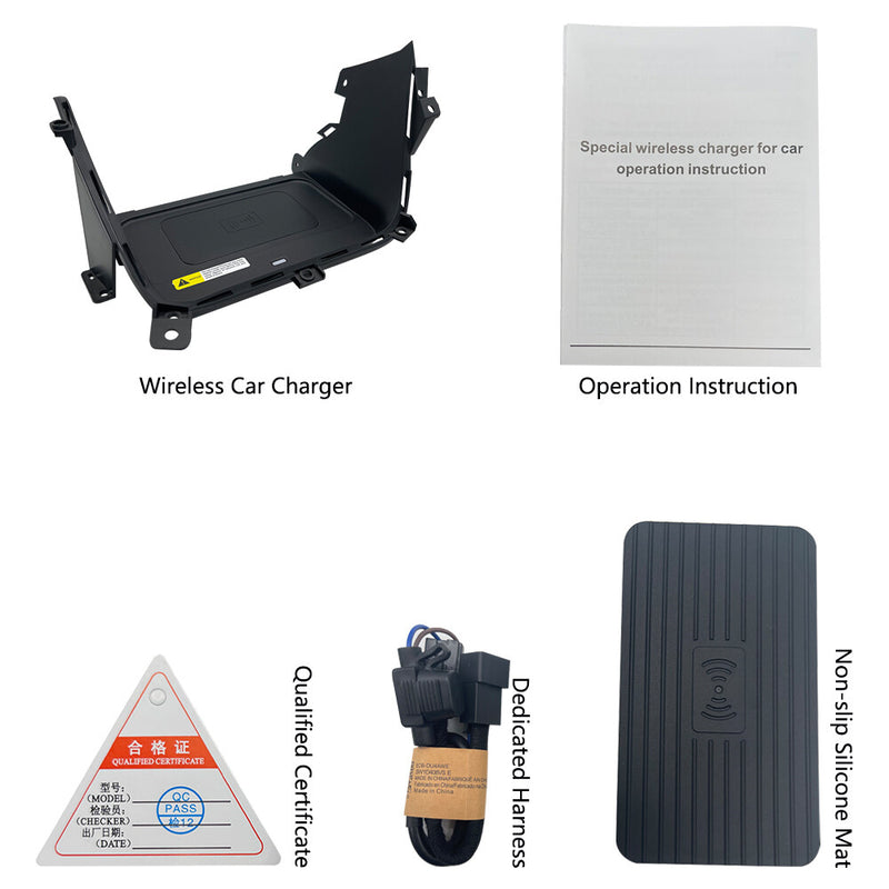 WXZOS Center Console Phone Wireless Fast Charging Pad for Hyundai Sonata 2018