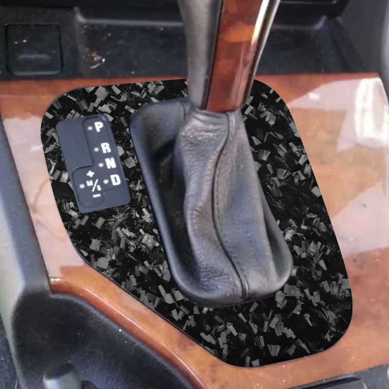 WXZOS Genuine Carbon Fiber Gear Shift Lever Panel Trim for BMW E39 5series 1995-2003