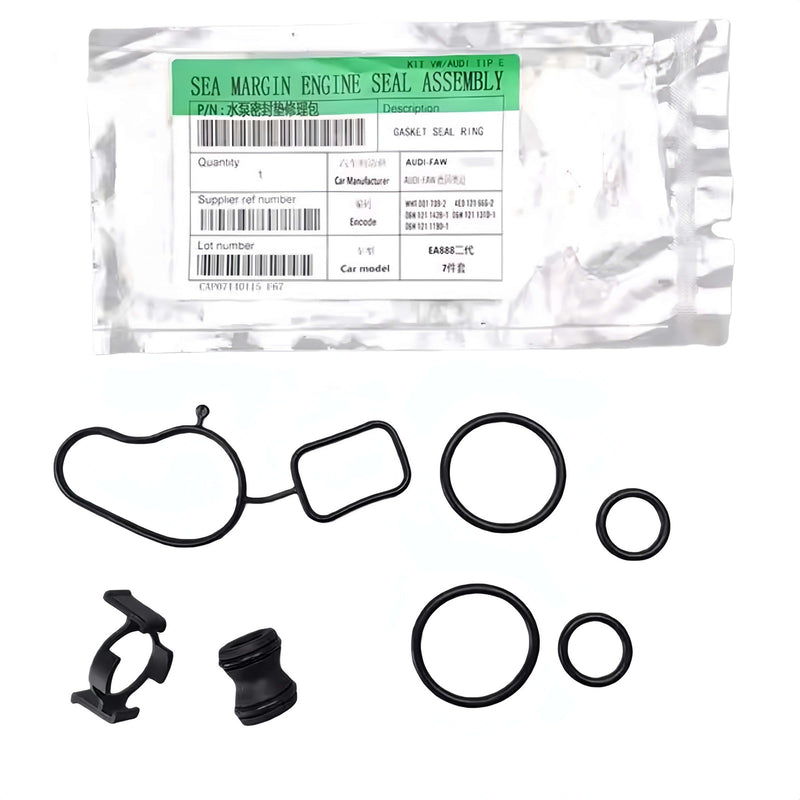 EA888 Engine Water Pump Gasket Seal Kit for Audi VW 1.8T 2.0T Engine 2007-2019